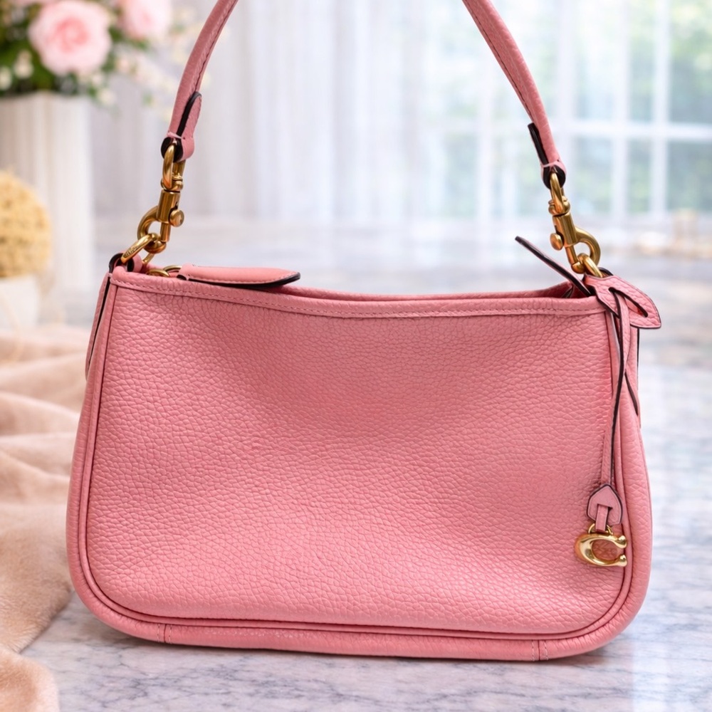 Coach Cary Small Pebbled leather Convertible Crossbody
